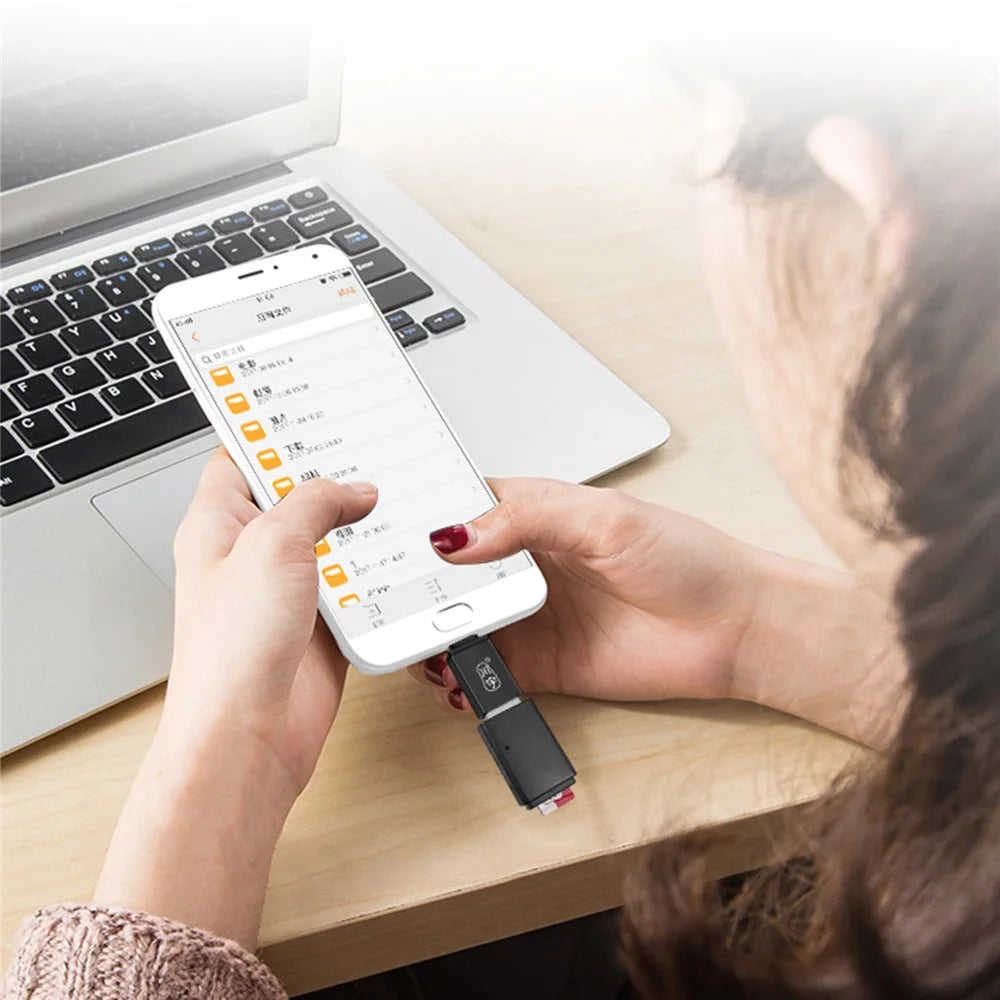 KAWAU L207 USB-C to USB-A Adapter Male Type C to Female USB 3.0 Type A Converter for MacBook iPad - 5