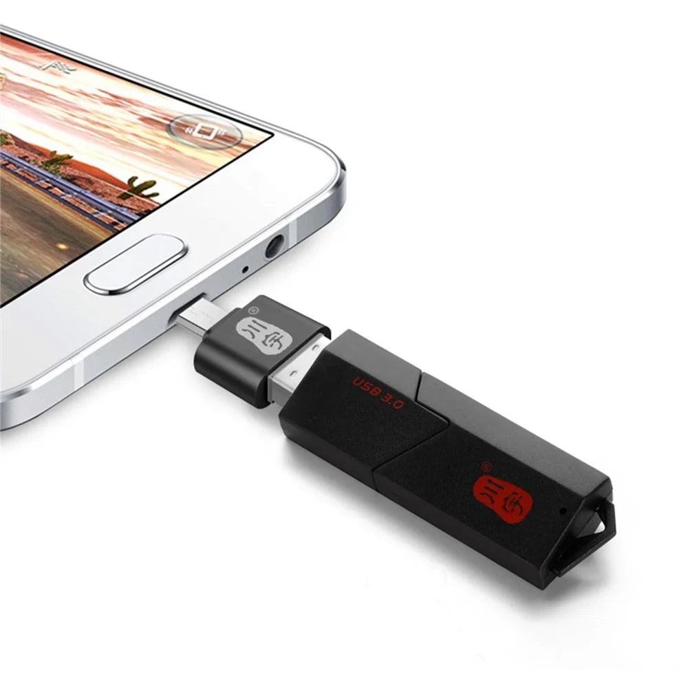 KAWAU L206 USB 2.0 Female to Micro Male Converter Portable OTG Adapter for Android Smartphone Tablet - 3