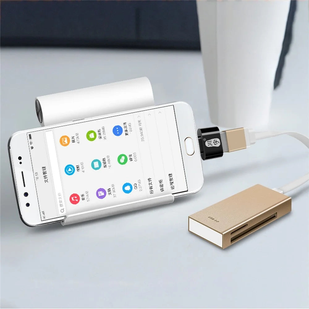 KAWAU L206 USB 2.0 Female to Micro Male Converter Portable OTG Adapter for Android Smartphone Tablet - 4