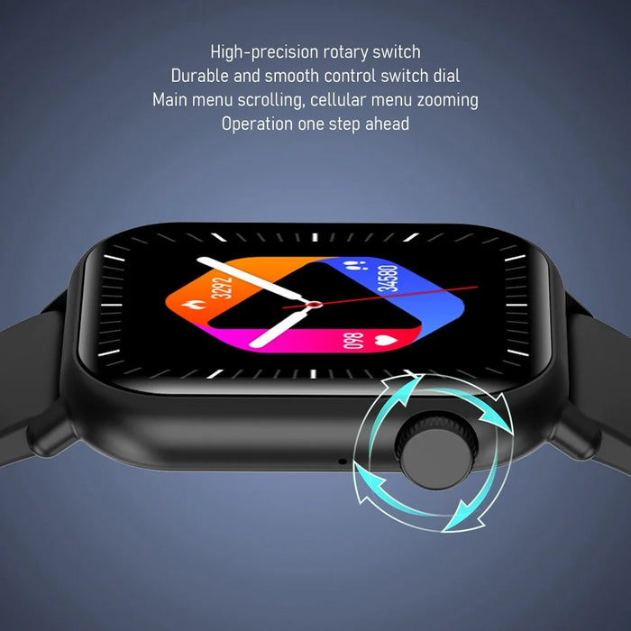ZW27 1.81 inch TFT Full Touch Screen Smart Watch Multi-Sport Fitness Bracelet with Heart Rate / Blood Pressure / Blood Oxygen Monitoring - Black - 6