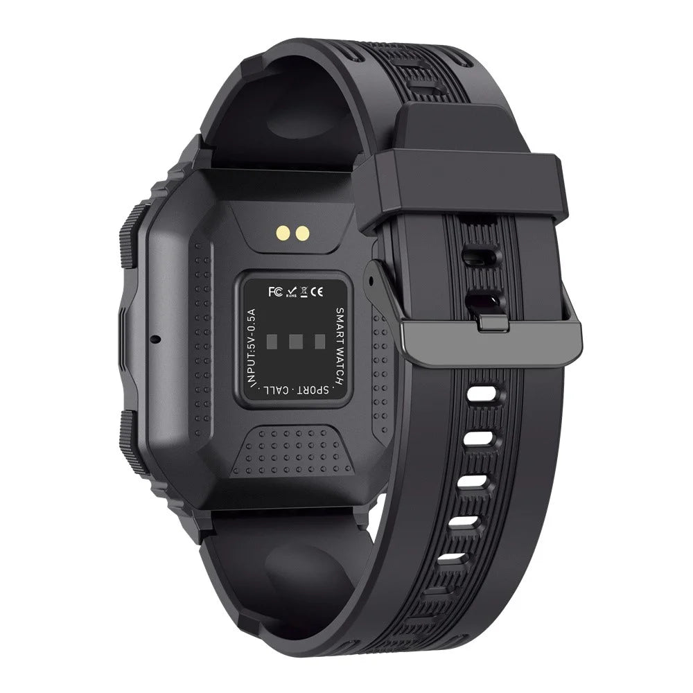 K6 1.8 inch IPS Smart Watch Bluetooth-compatible Calling IP67 Waterproof Sports Bracelet Health Watch with Blood Pressure / Oxygen / Heart Rate / Sleep Monitoring - Black - 3