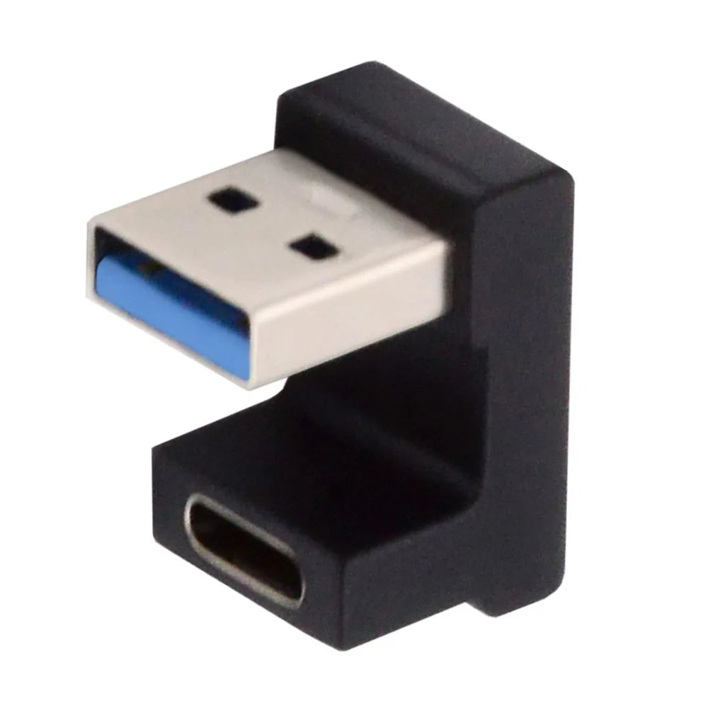 UC-067-OS Type-C Female to USB-A Male 10Gbps Data Transfer Adapter USB 3.0 U Shape Connector - 1