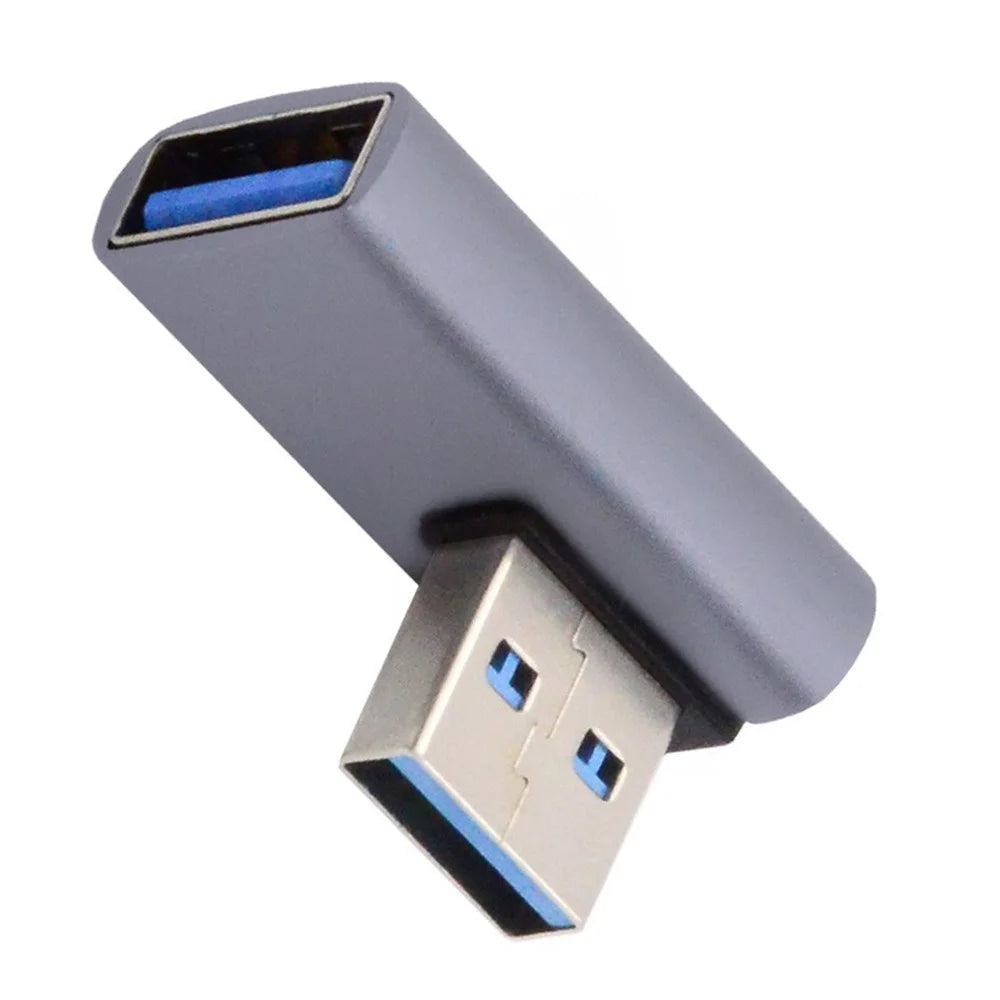 U3-018-LP 10Gbps USB3.0 Male to Female Power Data Transfer Adapter 90 Degrees Left Angled Type Connector - 7