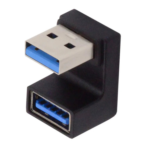 U3-018-OS 10Gbps USB3.0 Male to Female Extension Power Data Transfer Adapter U Shape Connector - 1