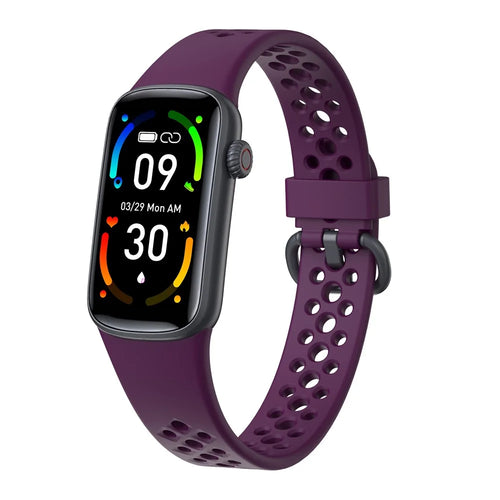 H91 1.47 inch HD Screen Smart Watch Multi-Sport Mode Fitness Bracelet Waterproof Health Watch with Heart Rate / Blood Oxygen Monitoring - Purple - 1