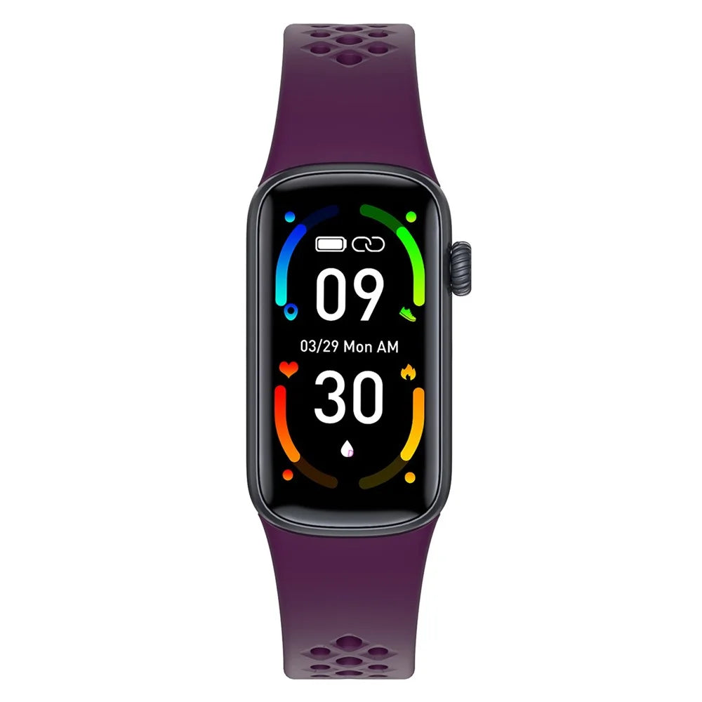 H91 1.47 inch HD Screen Smart Watch Multi-Sport Mode Fitness Bracelet Waterproof Health Watch with Heart Rate / Blood Oxygen Monitoring - Purple - 2