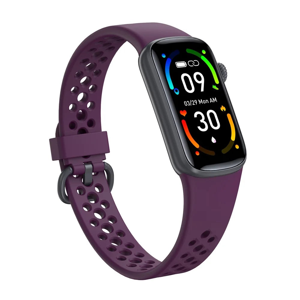 H91 1.47 inch HD Screen Smart Watch Multi-Sport Mode Fitness Bracelet Waterproof Health Watch with Heart Rate / Blood Oxygen Monitoring - Purple - 3