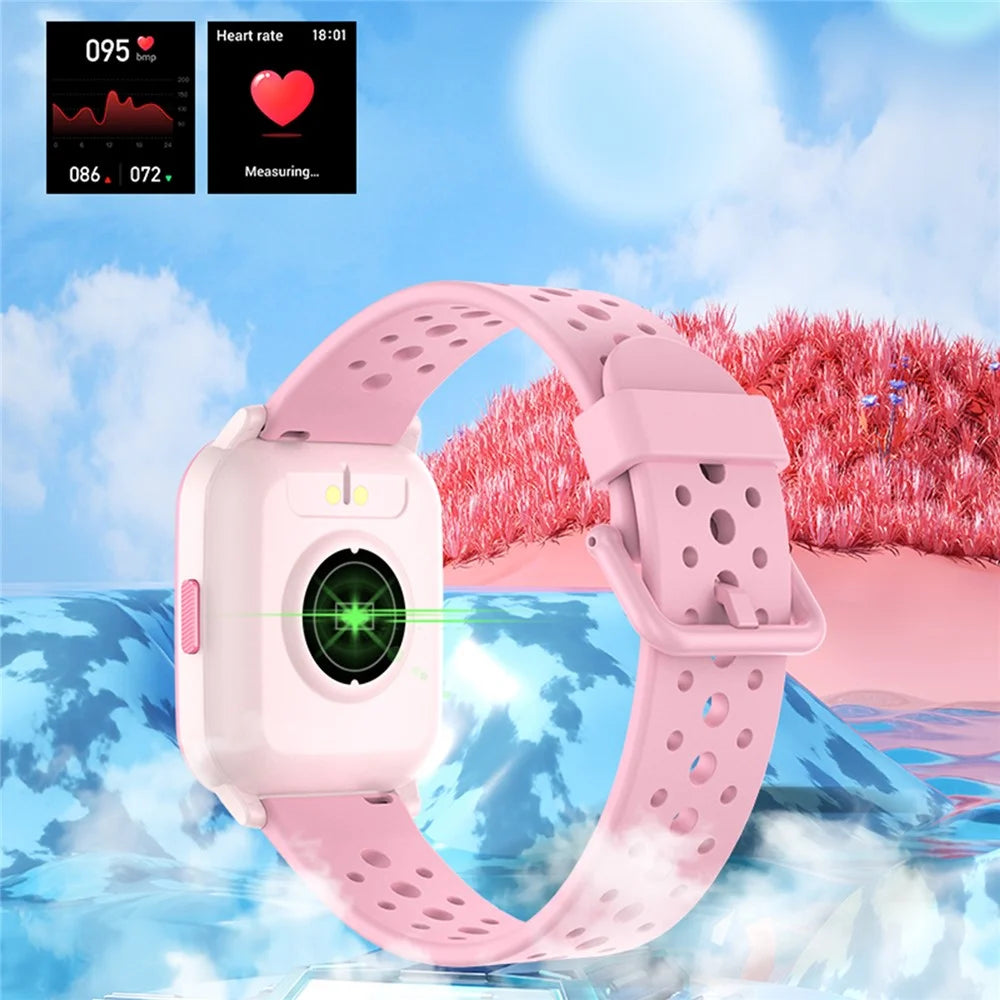 H69 Kid Smart Watch with Heart Rate Sleep Monitoring Anti-lost Waterproof Bracelet Support Music, Take Photo, Games - Black - 7