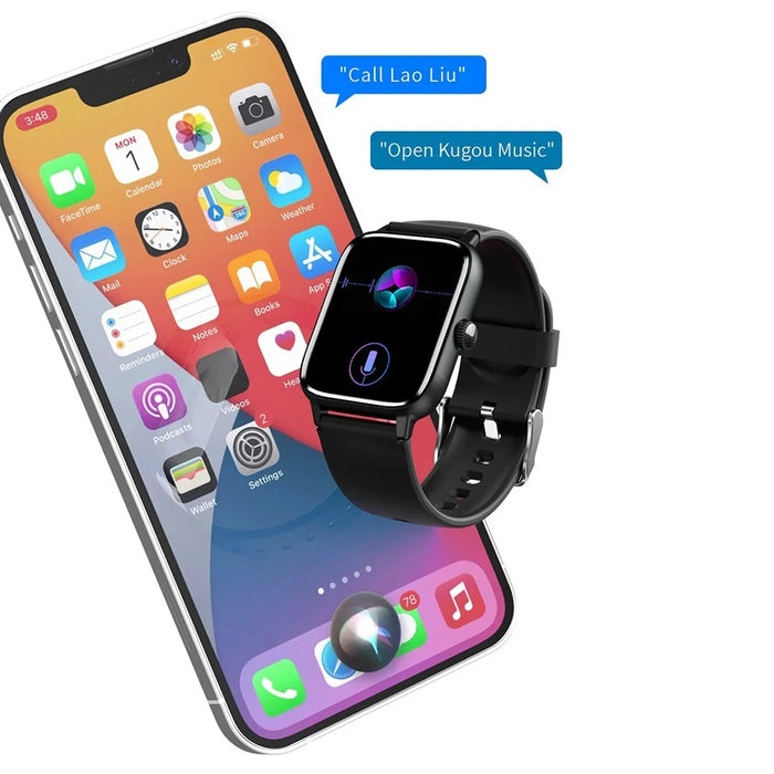 TW2 1.8-inch Screen Smart Watch Support NFC Function IP67 Waterproof Fitness Bracelet Multifunctional Health Watch with Heart Rate Monitoring - Pink - 6