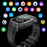 K55 1.85" IPS Smart Watch Bluetooth-compatible Call Music Watch Outdoor Multi-Sport Mode Health Watch with Heart Rate Blood Pressure Blood Oxygen Monitoring - Black - 4