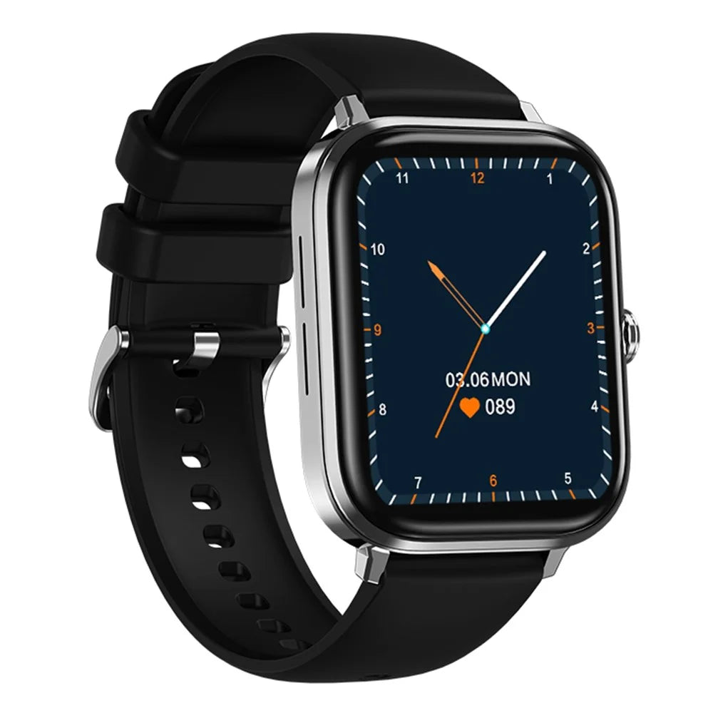 T13C 1.85'' Screen Smart Watch Health Monitor Sports Bracelet Multifunction Bluetooth-compatible Call Waterproof Intelligent Bracelet - Black / Silver - 1