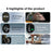 T13C 1.85'' Screen Smart Watch Health Monitor Sports Bracelet Multifunction Bluetooth-compatible Call Waterproof Intelligent Bracelet - Black / Silver - 5