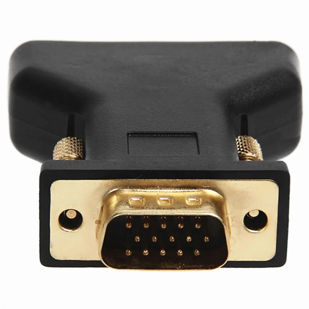 Gold-plated VGA Male to 3RCA Adapter Video Audio VGA Converter Adapter Suitable for HDTV DVD (Red, Blue, Green) - 2