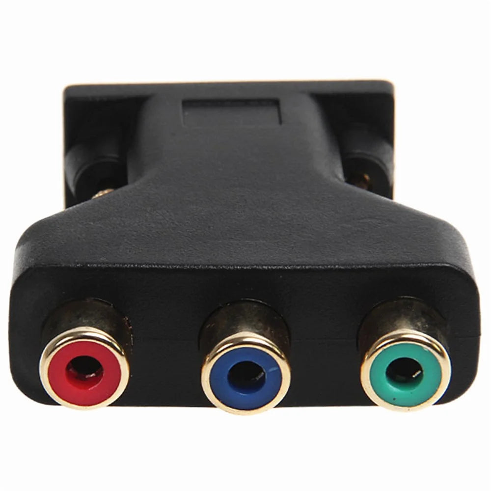 Gold-plated VGA Male to 3RCA Adapter Video Audio VGA Converter Adapter Suitable for HDTV DVD (Red, Blue, Green) - 5