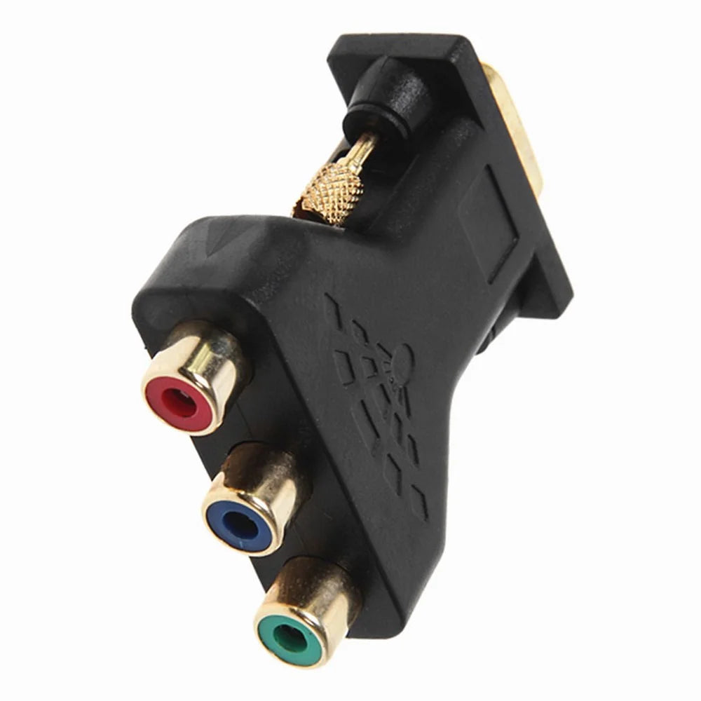 Gold-plated VGA Male to 3RCA Adapter Video Audio VGA Converter Adapter Suitable for HDTV DVD (Red, Blue, Green) - 6