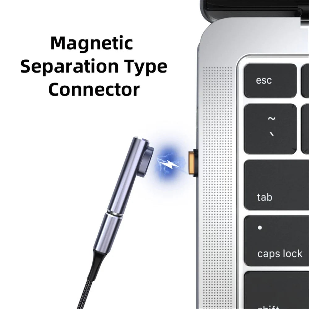 UC-062-LP Elbow Design Type-C Adapter Male to Female Convertor USB-C Magnetic 40Gbps 140W USB4.0 Quick Data Transfer 8K 60Hz Video Output Type-C Convertor - 6