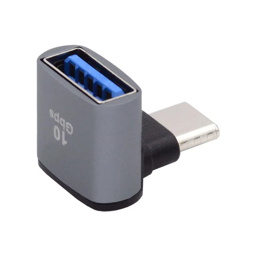 UC-035-UP 90 Degree Up / Down Angled USB Type-C to USB 3.0 Female OTG Adapter for Laptop Tablet Phone - 1