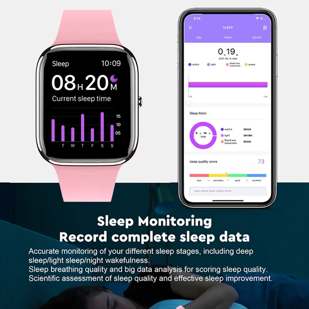 Y9PRO 1.85-inch TFT Screen Heart Rate / Sleep Monitor Bracelet Bluetooth-compatible Call Multi-Sport Mode Fitness Smart Watch - Blue - 5