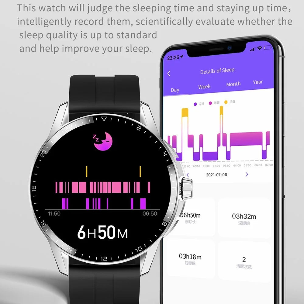 GT4 Pro 1.47" Smart Watch HD Bluetooth-compatible Calling Waterproof Sports Bracelet Support Heart Rate Blood Oxygen Monitoring - Black - 4