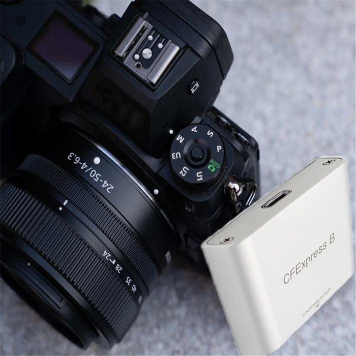 CFexpress Type B Card Reader USB3.1 Gen 2 10Gbps High Speed Aluminum Alloy Card Reader - 5