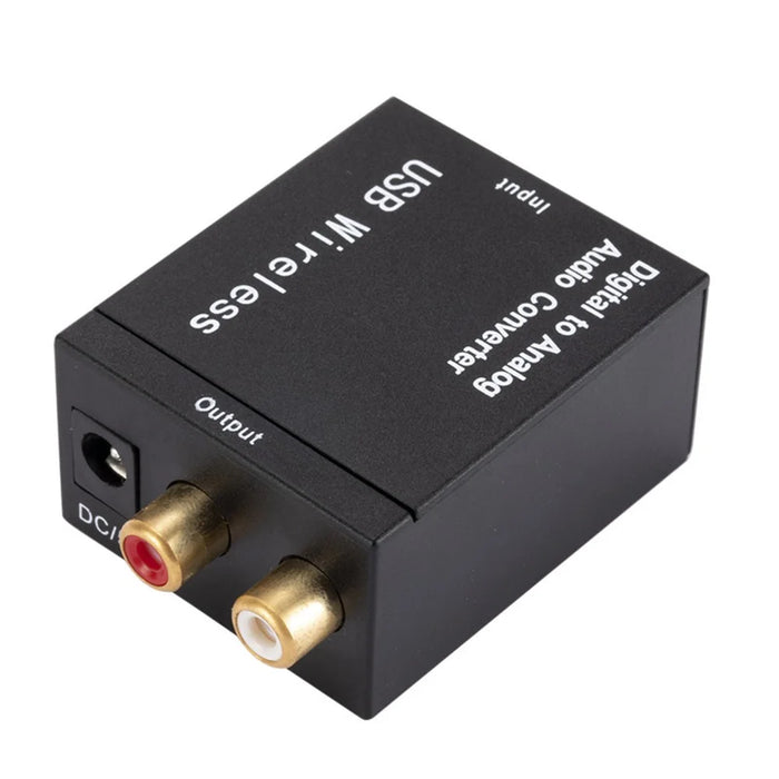 Digital to Analog Audio Converter Adapter Audio Decoder with Bluetooth-compatible Receiving Function - 1