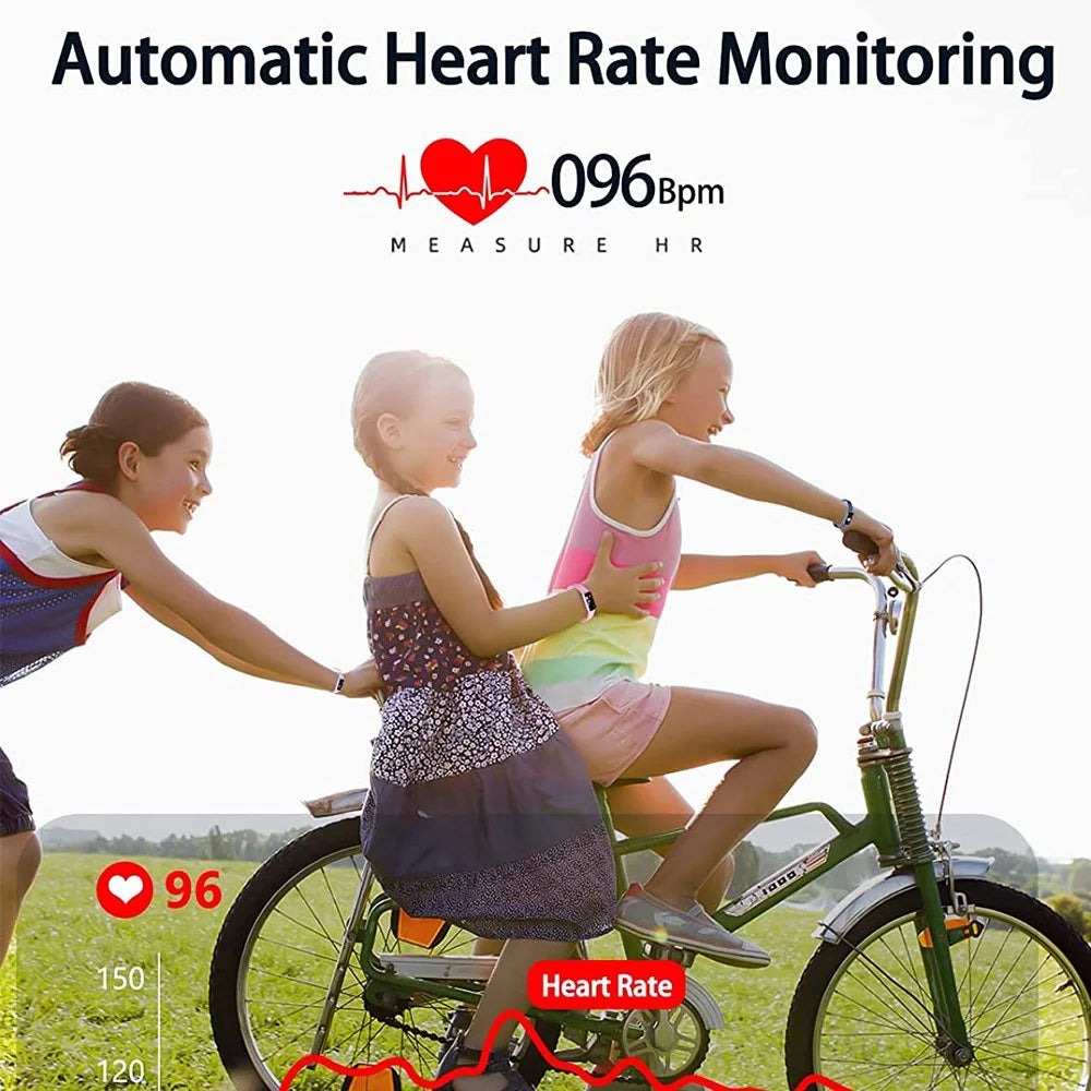 Y99PRO 0.96-inch Color Screen Children Smart Watch 11 Sports Mode Fitness Bracelet with Heart Rate, Sleep Monitoring - Purple - 5