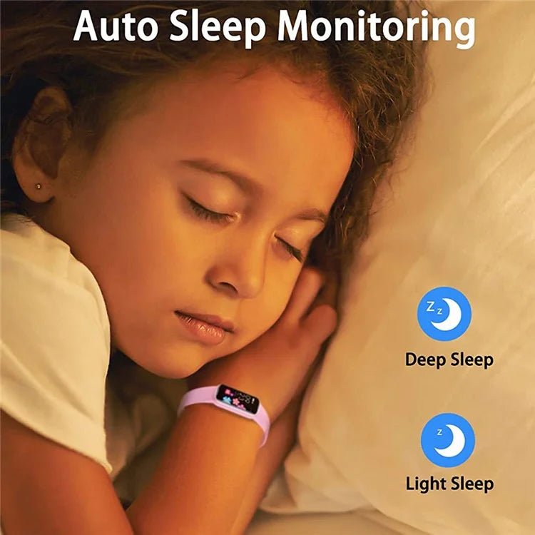Y99PRO 0.96-inch Color Screen Children Smart Watch 11 Sports Mode Fitness Bracelet with Heart Rate, Sleep Monitoring - Purple - 6