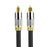 1.5m Toslink Digital Optical Audio SPDIF Cable 24K Gold-Plated Connector Nylon Braided Line (Thread Type) - 2