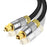 3 Meters Nylon Braided Optical Audio Cable Fiber Digital Optical SPDIF Toslink Connection Wire (Thread Type) - 1