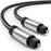 5m SPDIF Toslink Connection Line Digital Optical Audio Cable Nylon Braided Wire for TV DVD Player (Style B) - 1