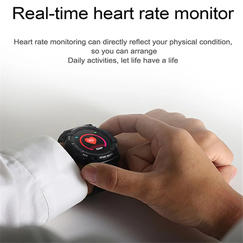 FD68S / Y56 1.3 inch Round Screen Bluetooth-compatible Smart Watch Waterproof Heart Rate Health Monitoring Sport Smart Bracelet - Black - 4