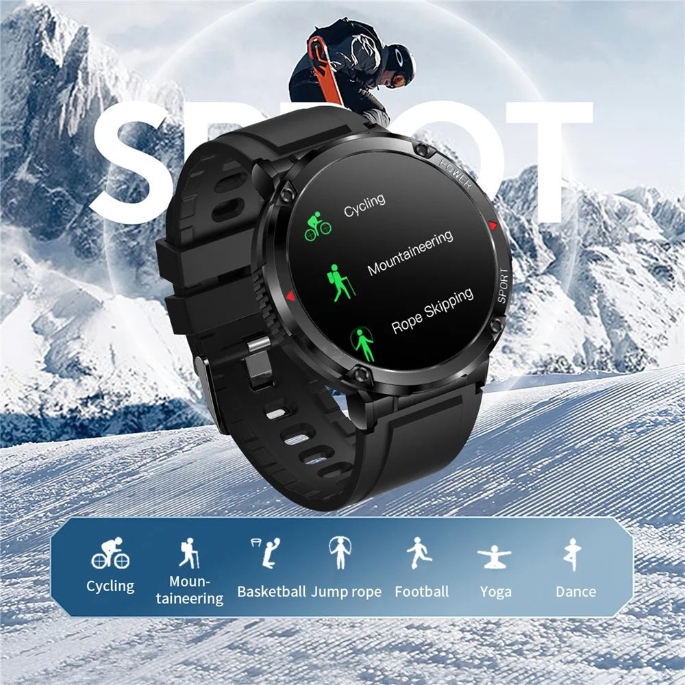 T30 1.6-inch HD Smart Bracelet Bluetooth-compatible Call Watch IP68 Waterproof Sports Watch with Heart Rate, Blood Oxygen Monitoring - Black - 2