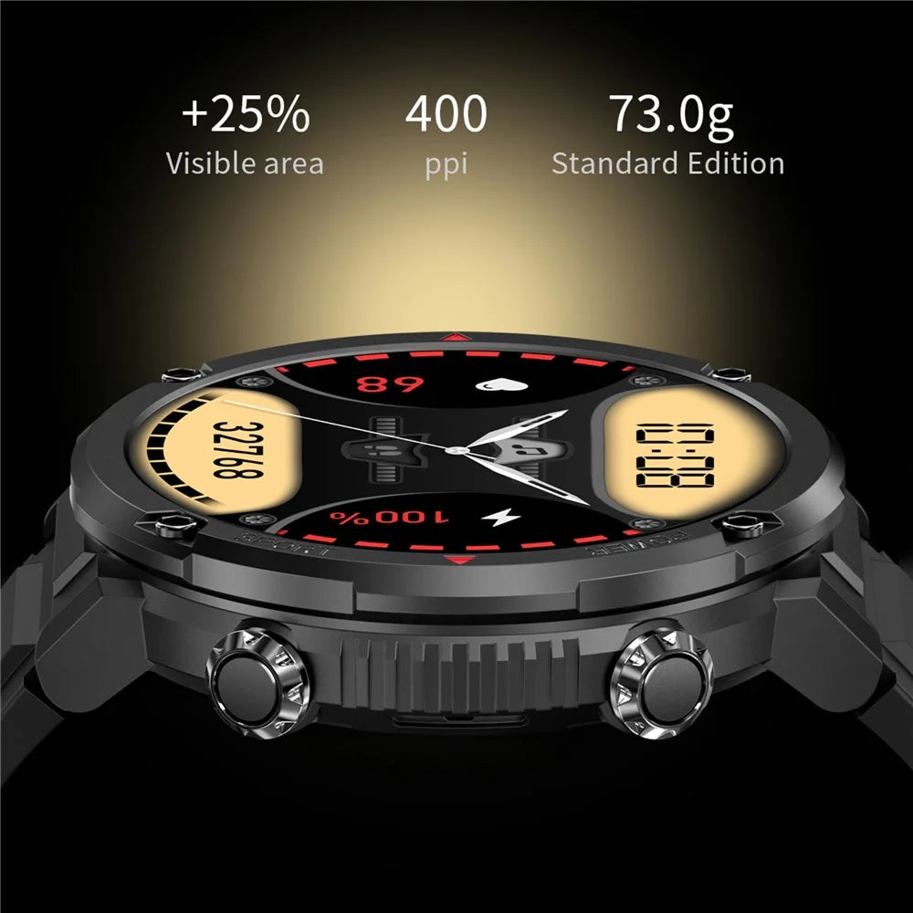 T30 1.6-inch HD Smart Bracelet Bluetooth-compatible Call Watch IP68 Waterproof Sports Watch with Heart Rate, Blood Oxygen Monitoring - Black - 3