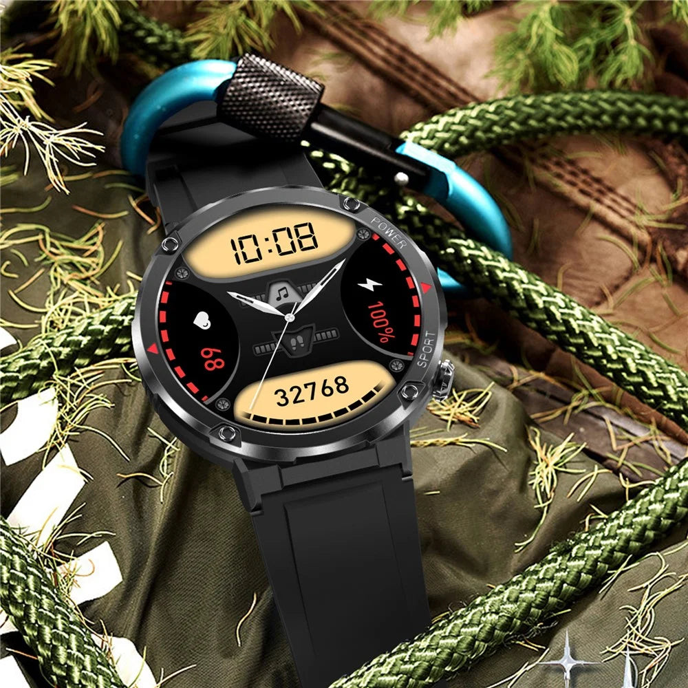 T30 1.6-inch HD Smart Bracelet Bluetooth-compatible Call Watch IP68 Waterproof Sports Watch with Heart Rate, Blood Oxygen Monitoring - Black - 4