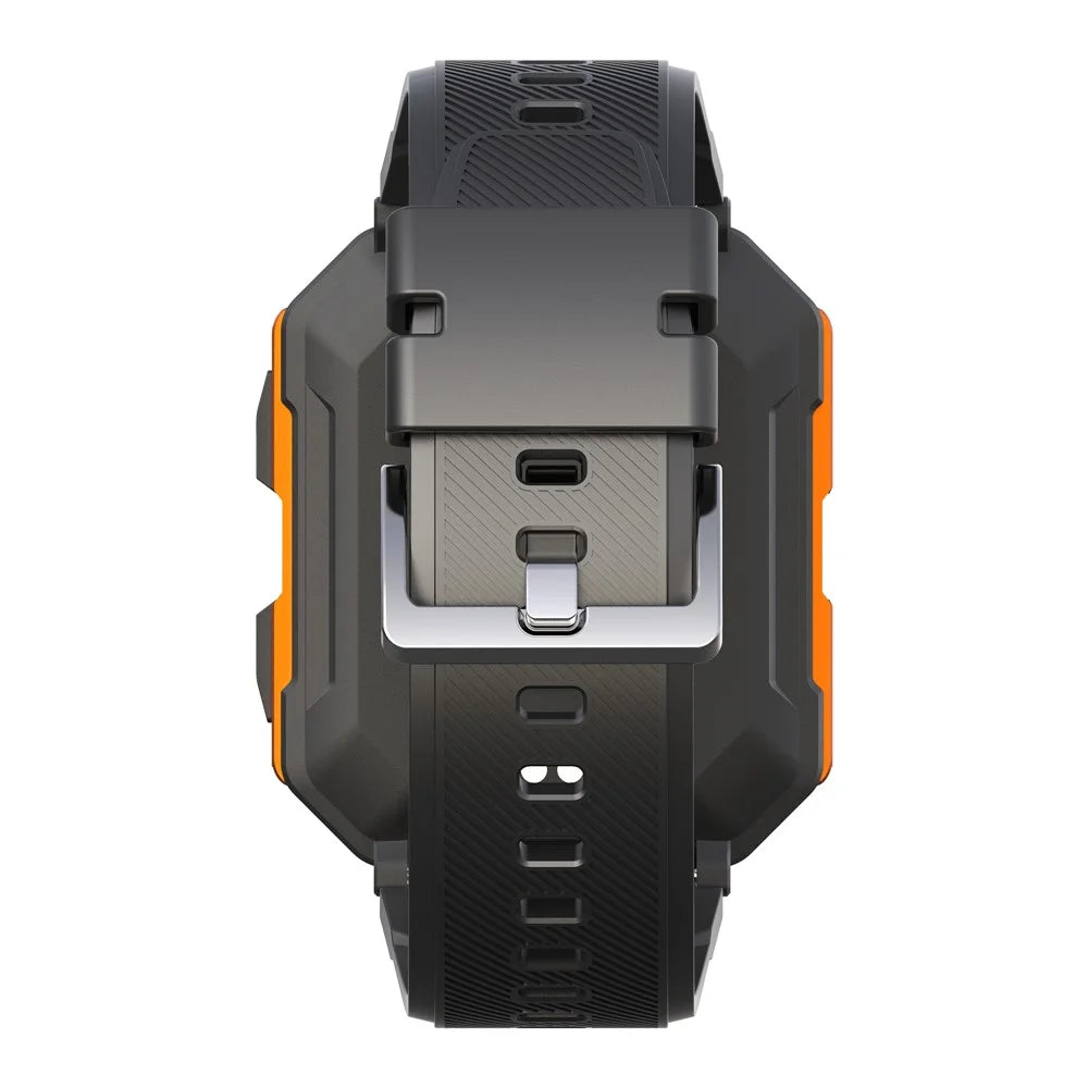 C20 Pro Outdoor Sports Watch 1.83 inch HD Smart Bracelet Support Bluetooth-compatible Call Music Playback - Orange - 7