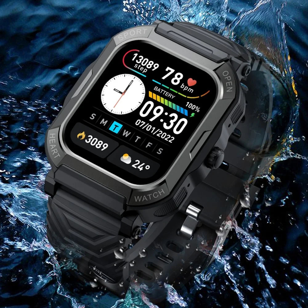 H30 Bluetooth-compatible Call Smart Watch Multi-Sport Watch Blood Oxygen, Sleep Monitor 1.91-inch Screen Bracelet with Pedometer - Black - 5