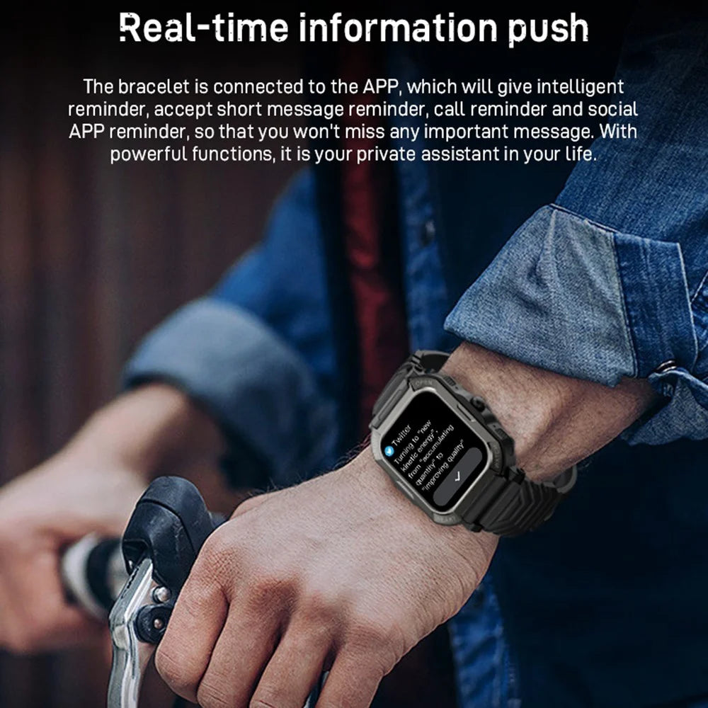 H30 Bluetooth-compatible Call Smart Watch Multi-Sport Watch Blood Oxygen, Sleep Monitor 1.91-inch Screen Bracelet with Pedometer - Black - 6