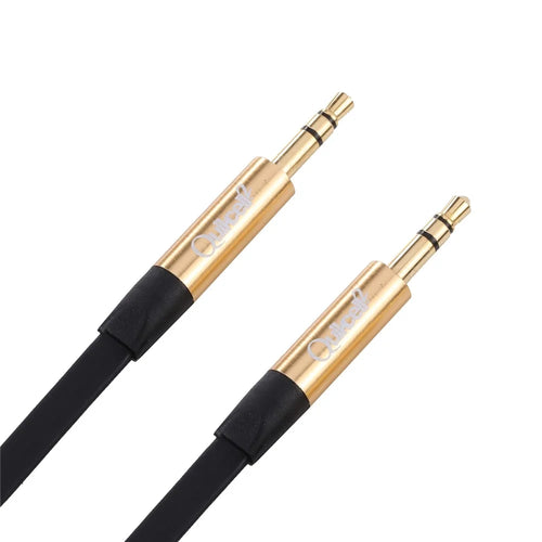 QUILCELL 1m Audio Extension Cable Gold-plated 3.5mm Jack Male to Male Aux Cable - 1