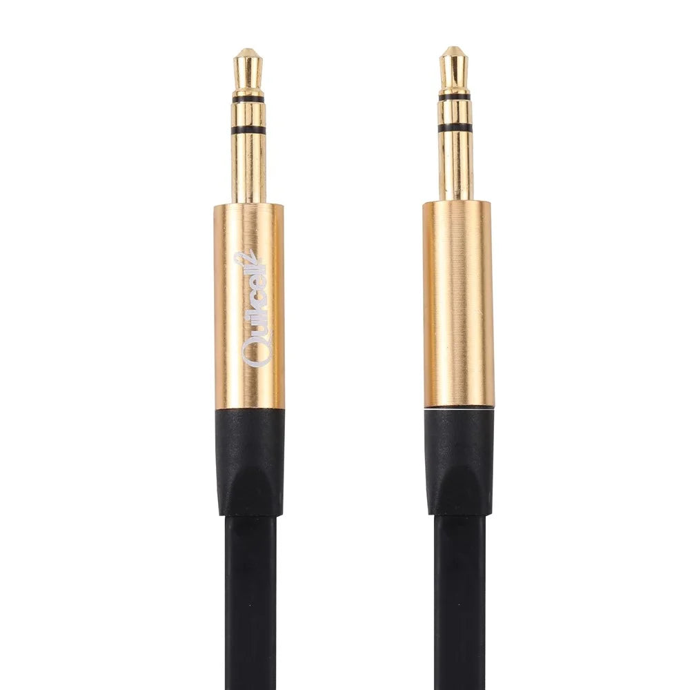 QUILCELL 1m Audio Extension Cable Gold-plated 3.5mm Jack Male to Male Aux Cable - 5