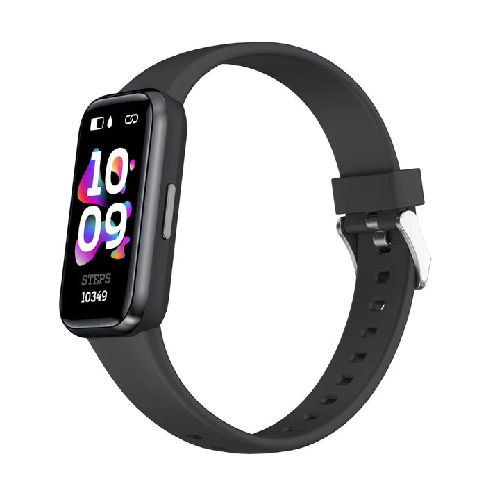 H98 HD 1.47" Touch Screen Smart Bracelet Water Resistant Health Monitoring Fitness Watch with TPU Strap - Black - 3