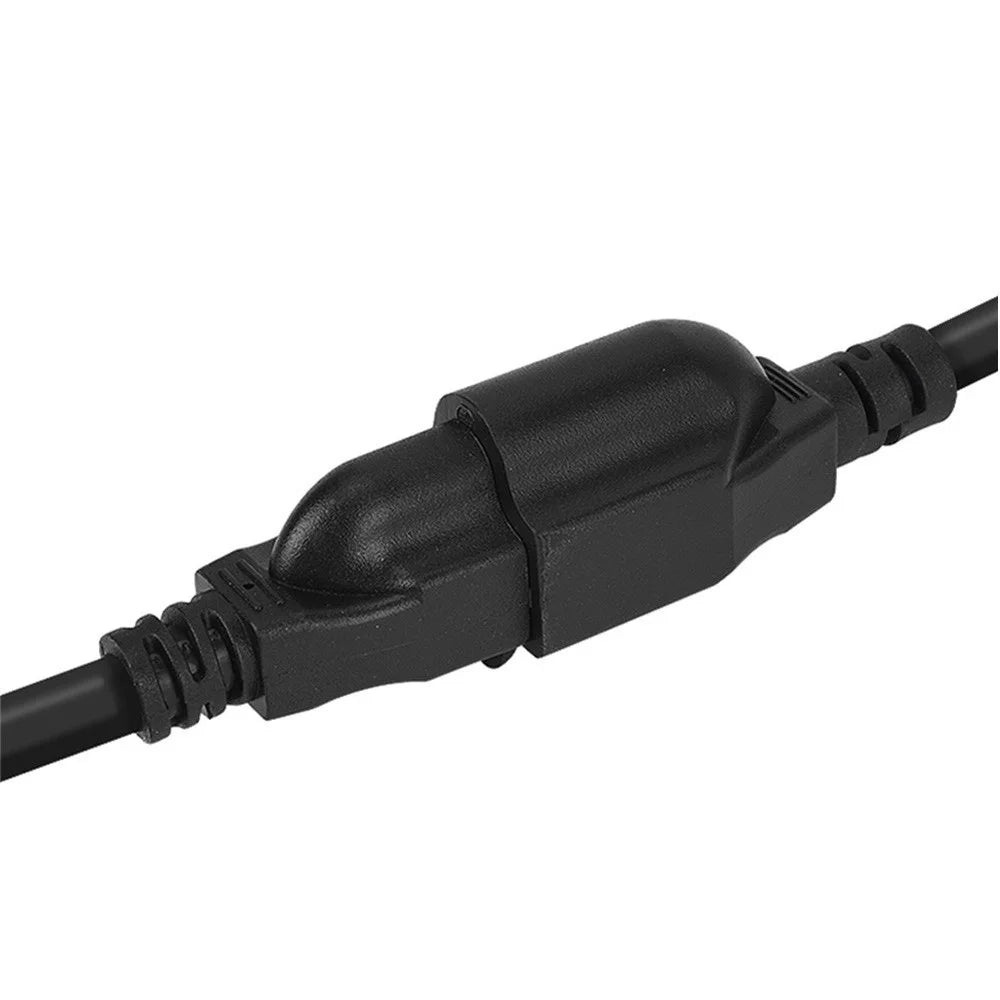 JUNSUNMAY US 0.5m / 1.6ft NEMA 5-15P 1 to 2 Way Outlet NEMA 5-15R SJT 16AWG 3 Prong Extension Power Cable - 6