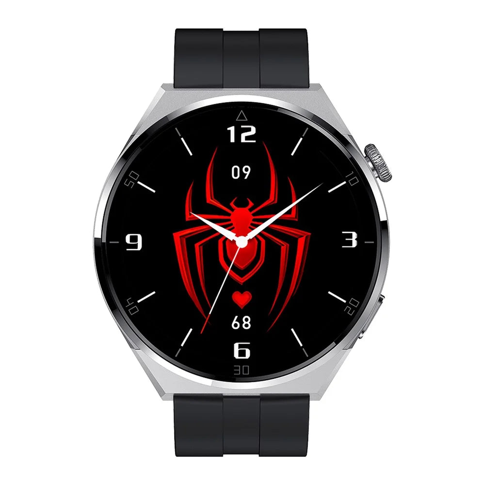 PG3MAX Bluetooth-compatible Call 1.6" Smart Watch Blood Oxygen Heart Rate Monitor IP67 Waterproof Sports Bracelet - Silver - 4