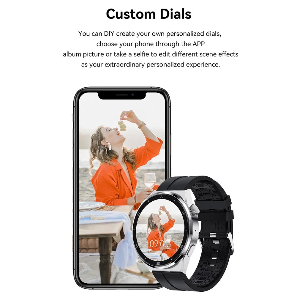 PG3MAX Bluetooth-compatible Call 1.6" Smart Watch Blood Oxygen Heart Rate Monitor IP67 Waterproof Sports Bracelet - Silver - 7