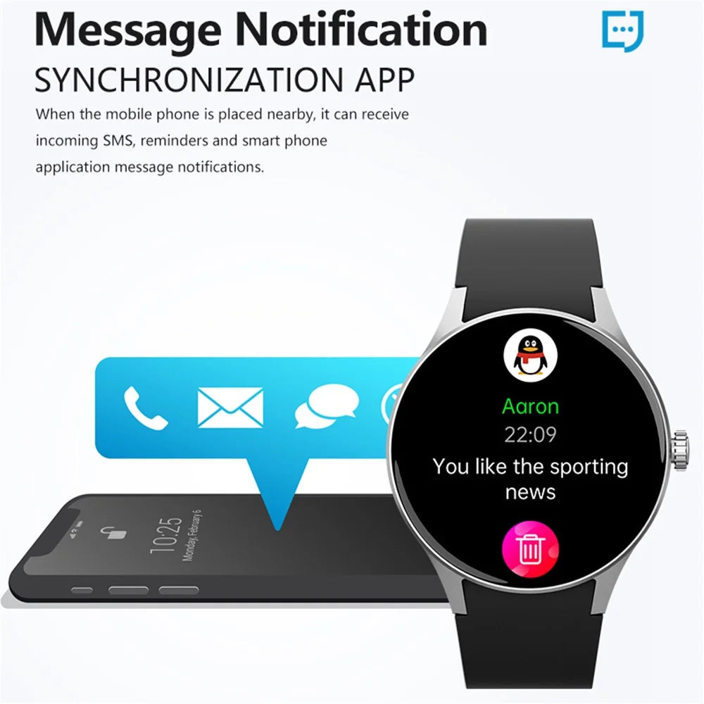 Y80 1.43-inch AMOLED Bluetooth-compatible Call Smart Watch Multi-Sports Modes Fitness Bracelet with Health Monitoring - Black - 5