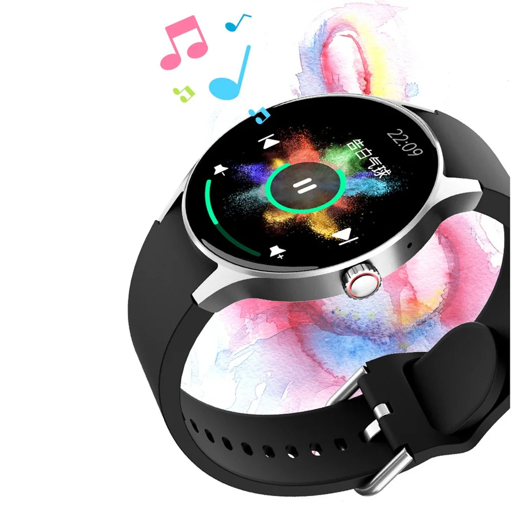 Y80 1.43-inch AMOLED Bluetooth-compatible Call Smart Watch Multi-Sports Modes Fitness Bracelet with Health Monitoring - Black - 7