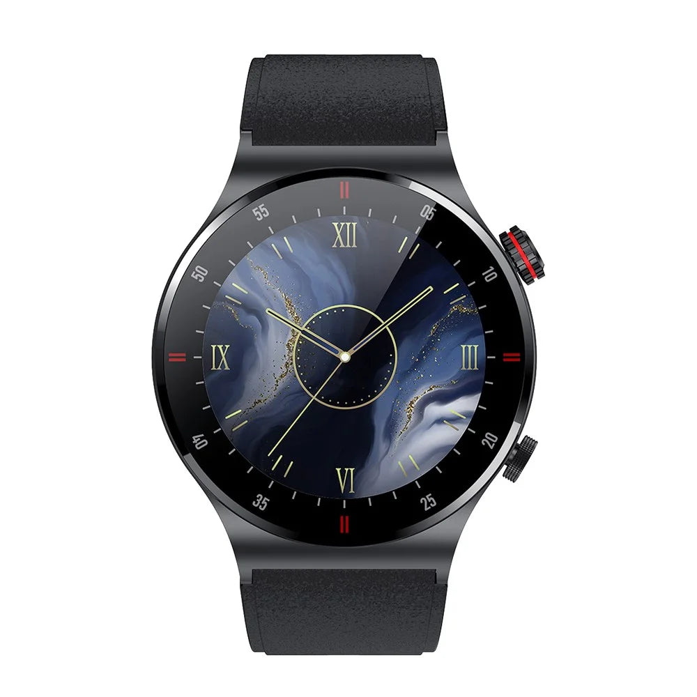 QW33 1.28 inch Smart Watch Music Control Pedometer Bluetooth-compatible Call Multi-Sport Watch with Heart Rate Blood Pressure Monitoring - Black - 3