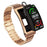 K13S 1.14 inch 2-in-1 Headset Smart Watch Life Waterproof Bluetooth-compatible Calling Sports Bracelet with Steel Strap - Gold - 1