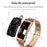 K13S 1.14 inch 2-in-1 Headset Smart Watch Life Waterproof Bluetooth-compatible Calling Sports Bracelet with Steel Strap - Gold - 5