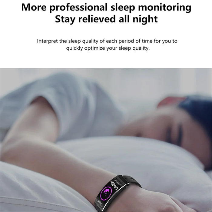 K13S 1.14 inch 2-in-1 Headset Smart Watch Life Waterproof Bluetooth-compatible Calling Sports Bracelet with Steel Strap - Gold - 7