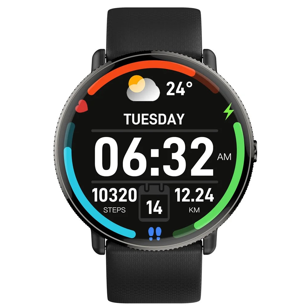 S61 1.43-inch AMOLED Screen Women Smart Watch Heart Rate Monitoring Bluetooth-compatible Calling Waterproof Smart Bracelet - Black - 3